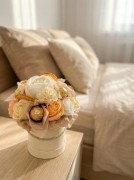 Flower Box Kwiaty Mydlane Wieczne Słodki Bukiet Dekoracja Prezent Urodziny